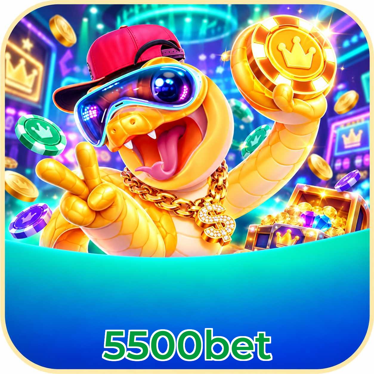 Catálogo de slots da 5500bet com RTP médio de 96,52%